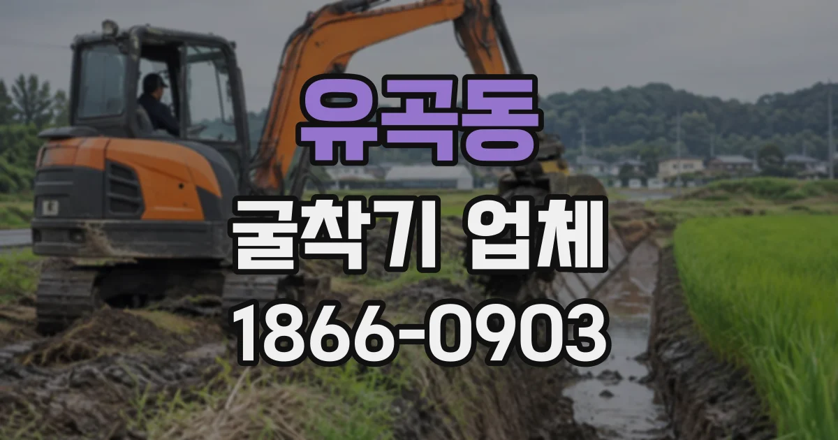 유곡동 굴착기업체