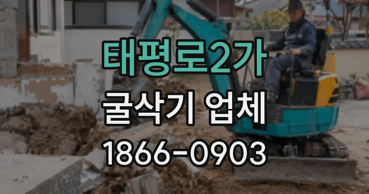태평로2가 굴삭기 업체