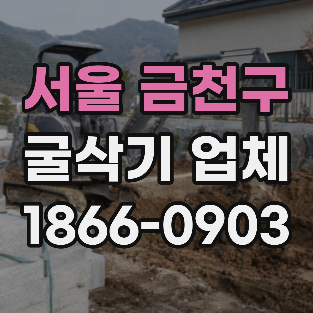 서울 금천구 굴삭기 업체