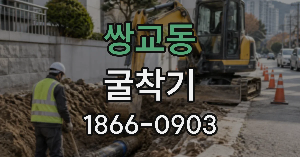 쌍교동 굴착기