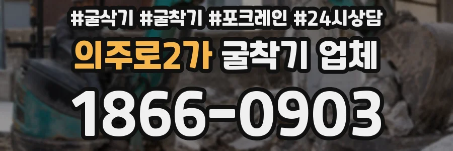 의주로2가 굴착기 업체