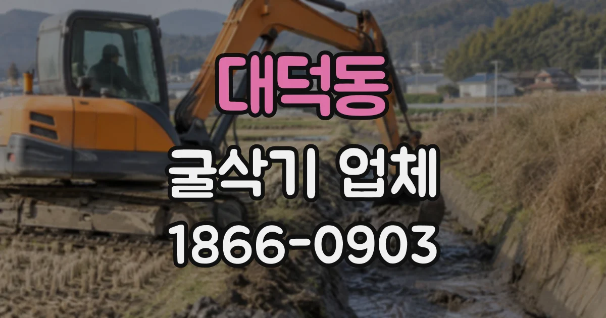 대덕동 굴삭기업체