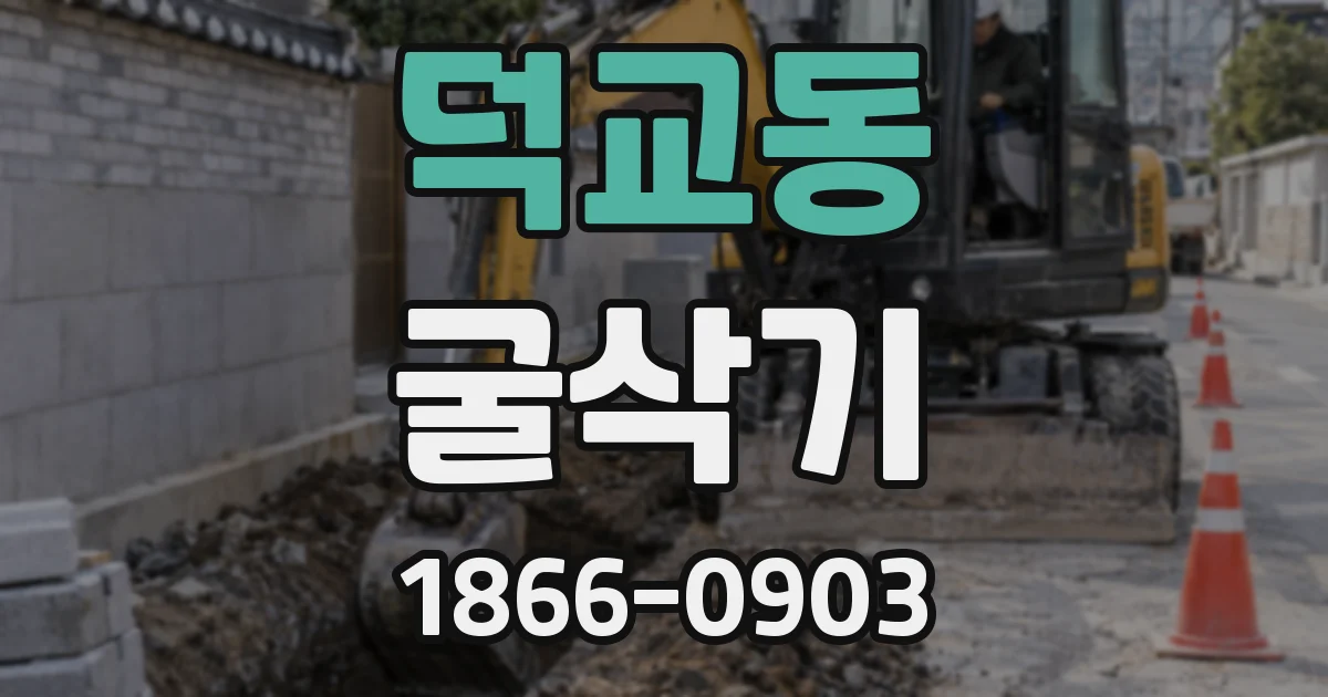 덕교동 굴삭기