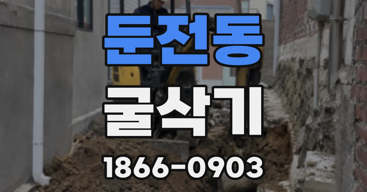 둔전동 굴삭기