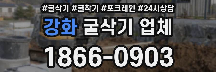 강화 굴삭기 업체
