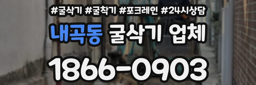 내곡동 굴삭기 업체