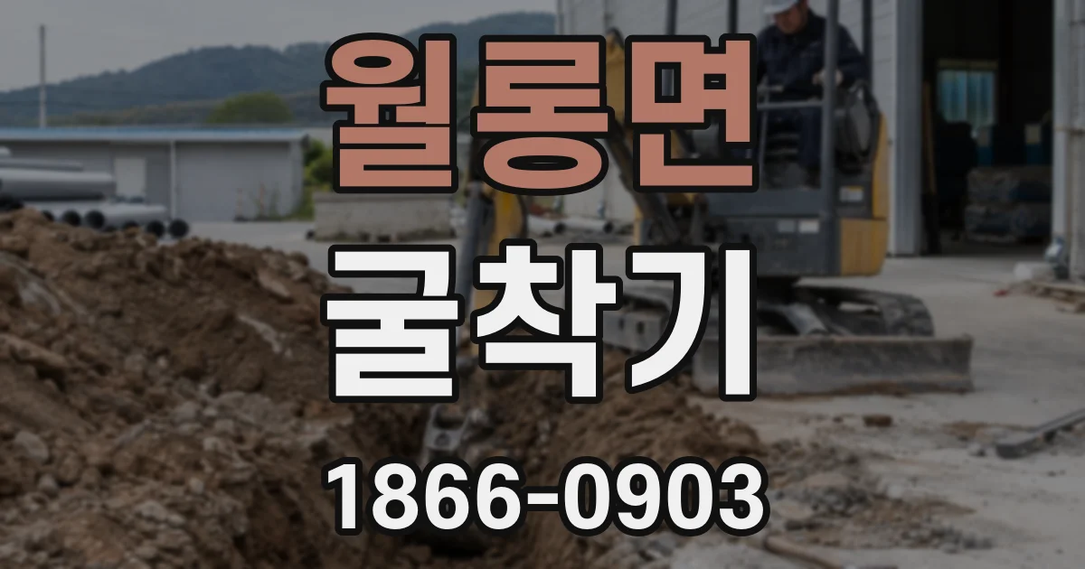 월롱면 굴착기