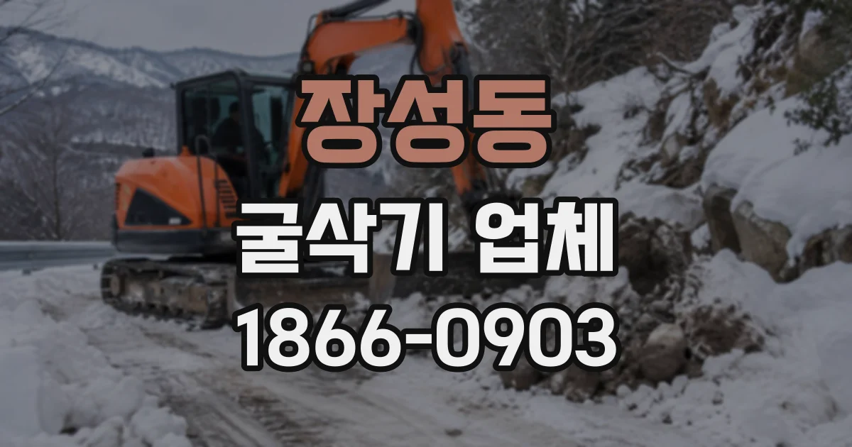 장성동 굴삭기업체