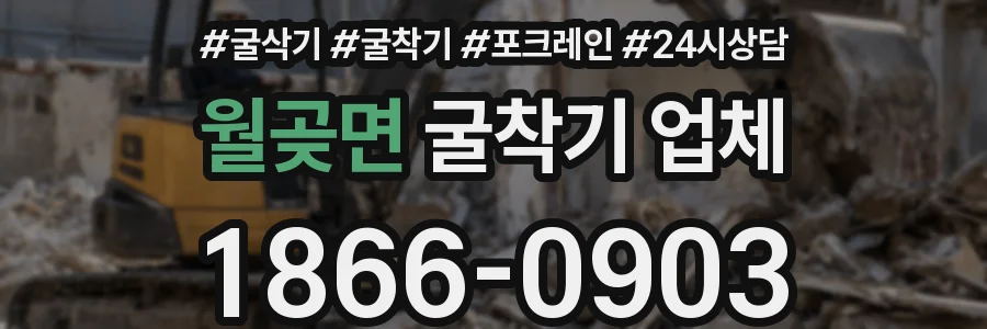 월곶면 굴착기 업체