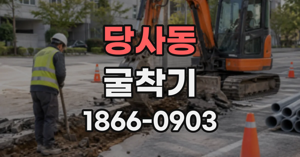 당사동 굴착기