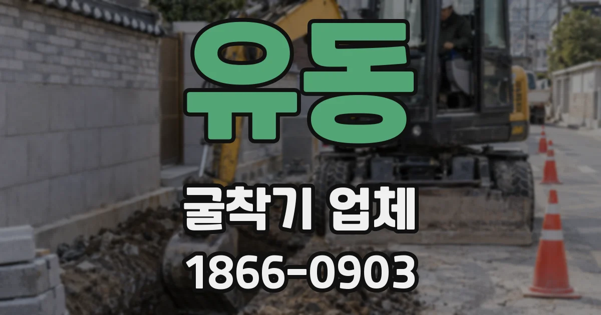 유동 굴착기 업체