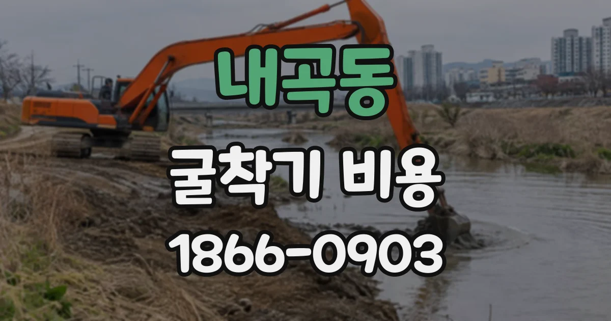 내곡동 굴착기비용