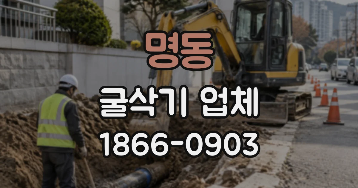 명동 굴삭기업체
