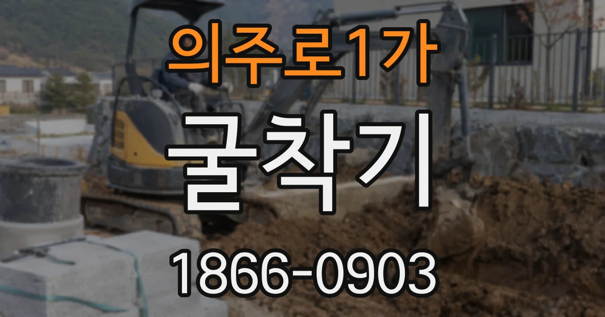 의주로1가 굴착기