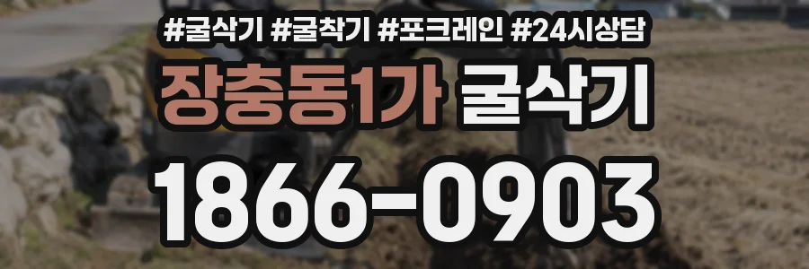 장충동1가 굴삭기