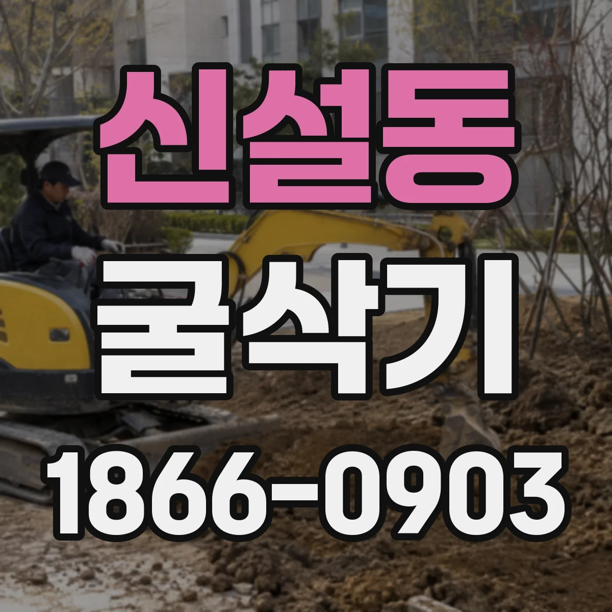 신설동 굴삭기