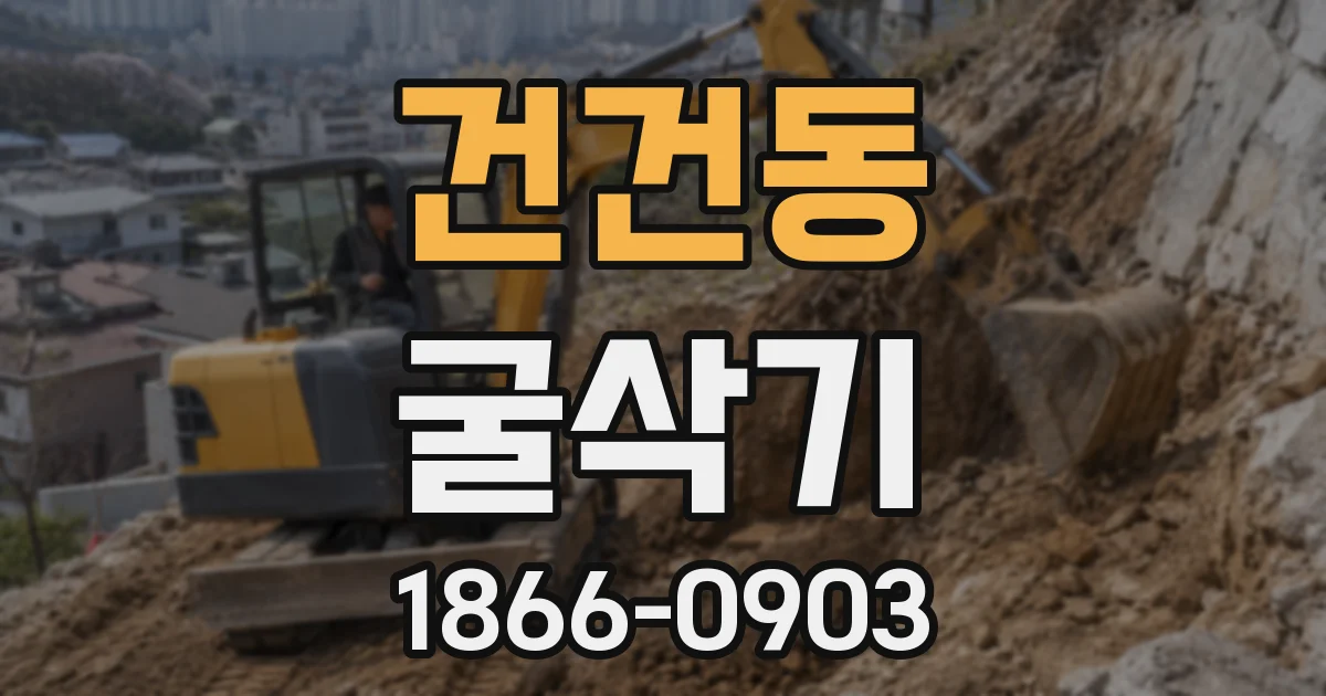 건건동 굴삭기