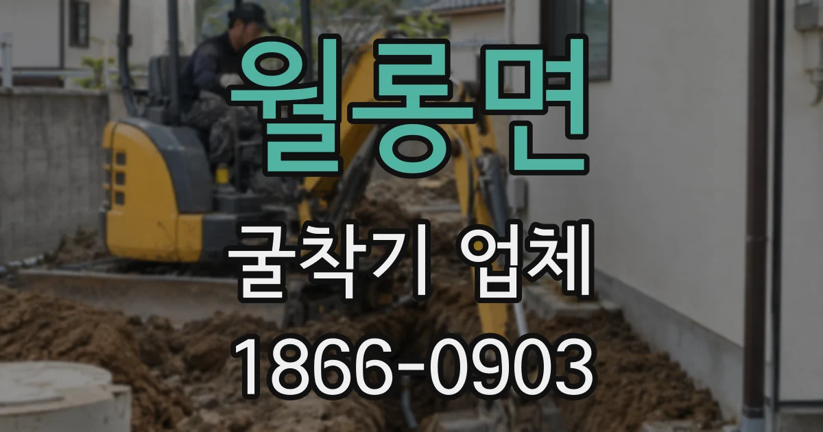 월롱면 굴착기 업체