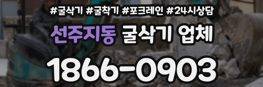 선주지동 굴삭기 업체