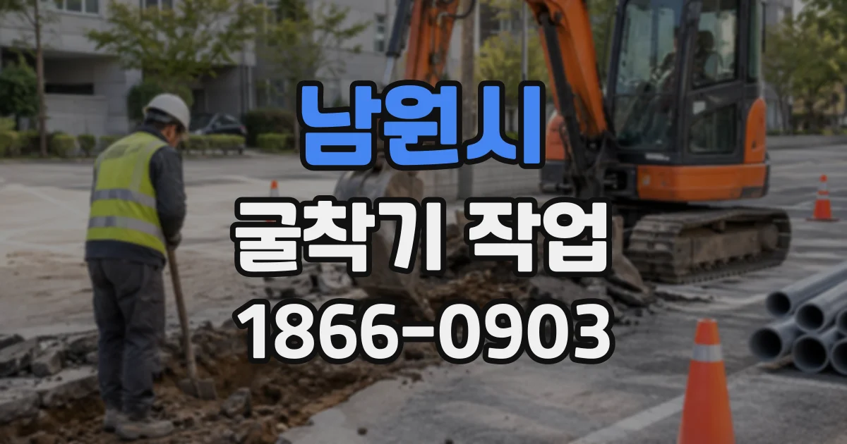 남원시 굴착기작업 경사지 텃밭 정비에 소형 장비가 유용한 경우