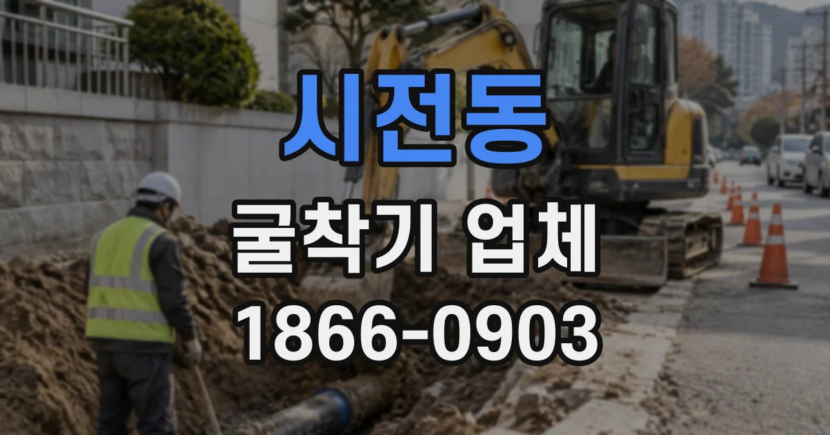 시전동 굴착기업체