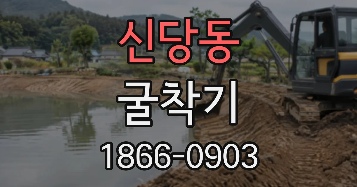 신당동 굴착기