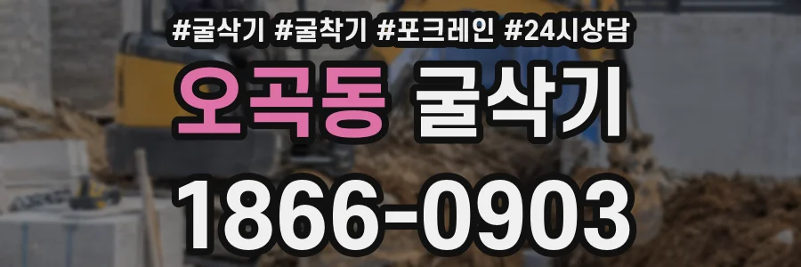 오곡동 굴삭기