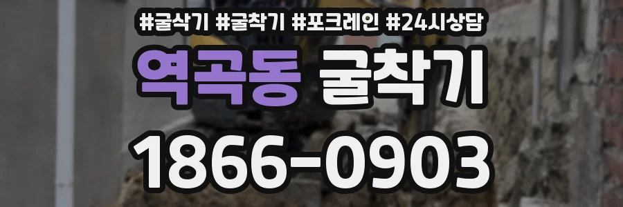 역곡동 굴착기