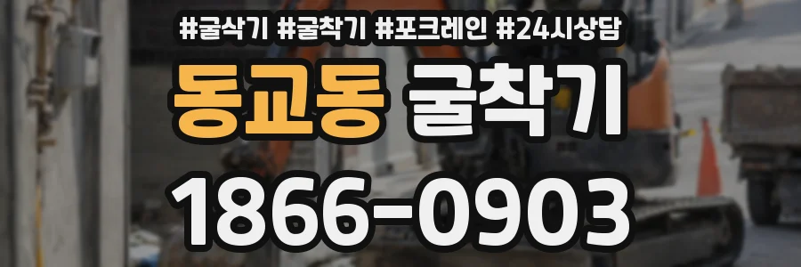 동교동 굴착기