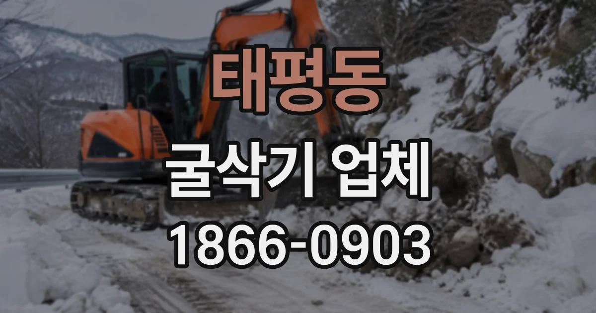 태평동 굴삭기업체