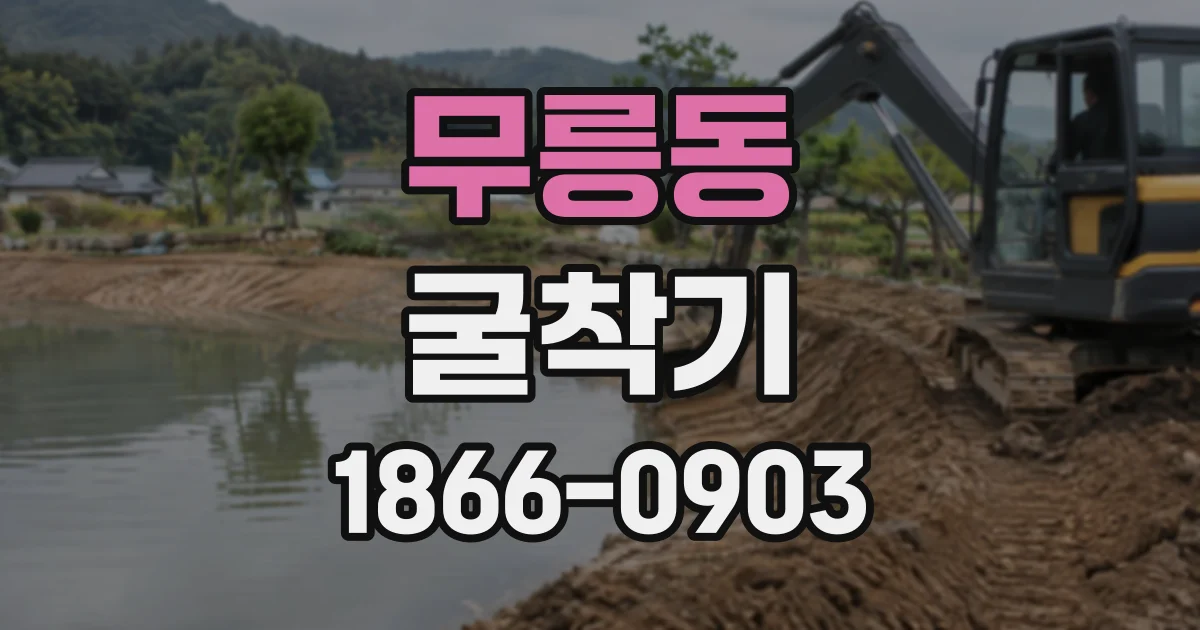 무릉동 굴착기