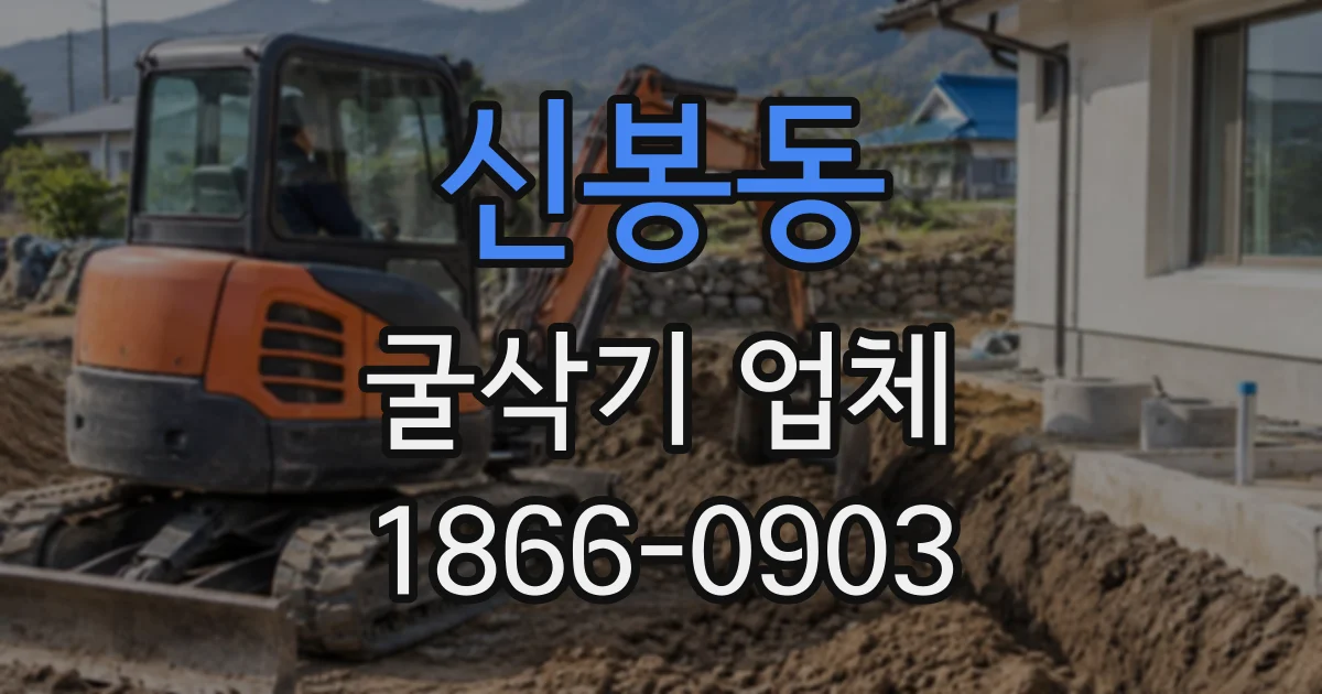 신봉동 굴삭기업체