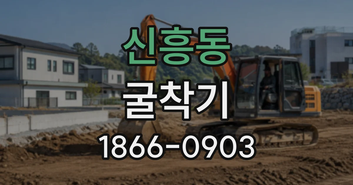 신흥동 굴착기