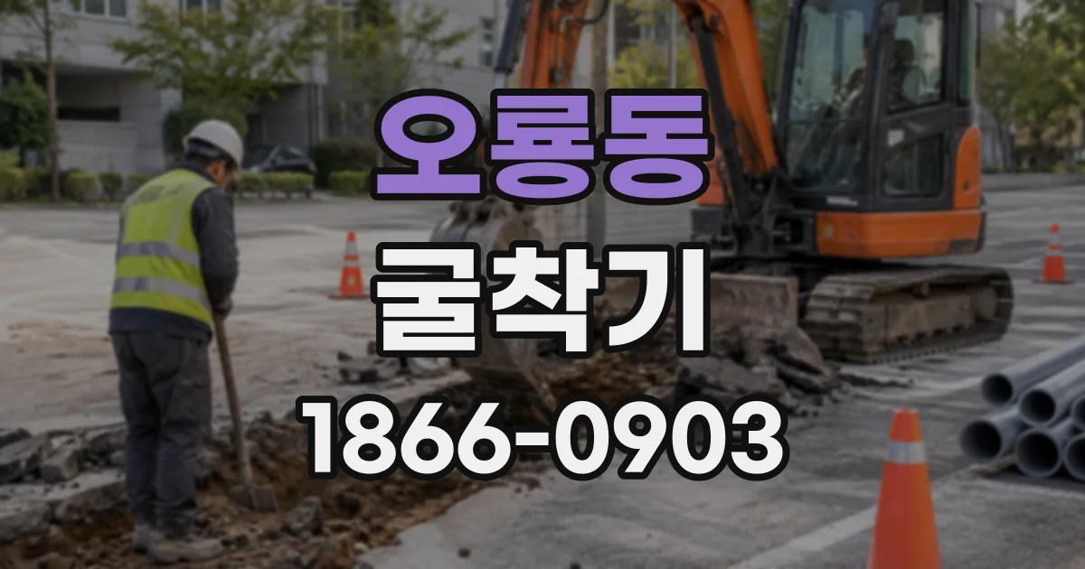 오룡동 굴착기