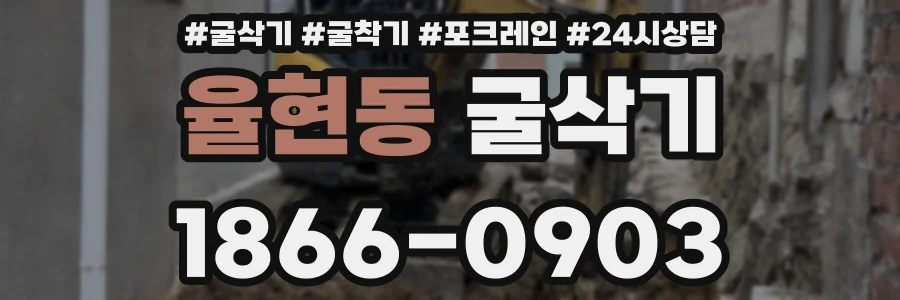율현동 굴삭기