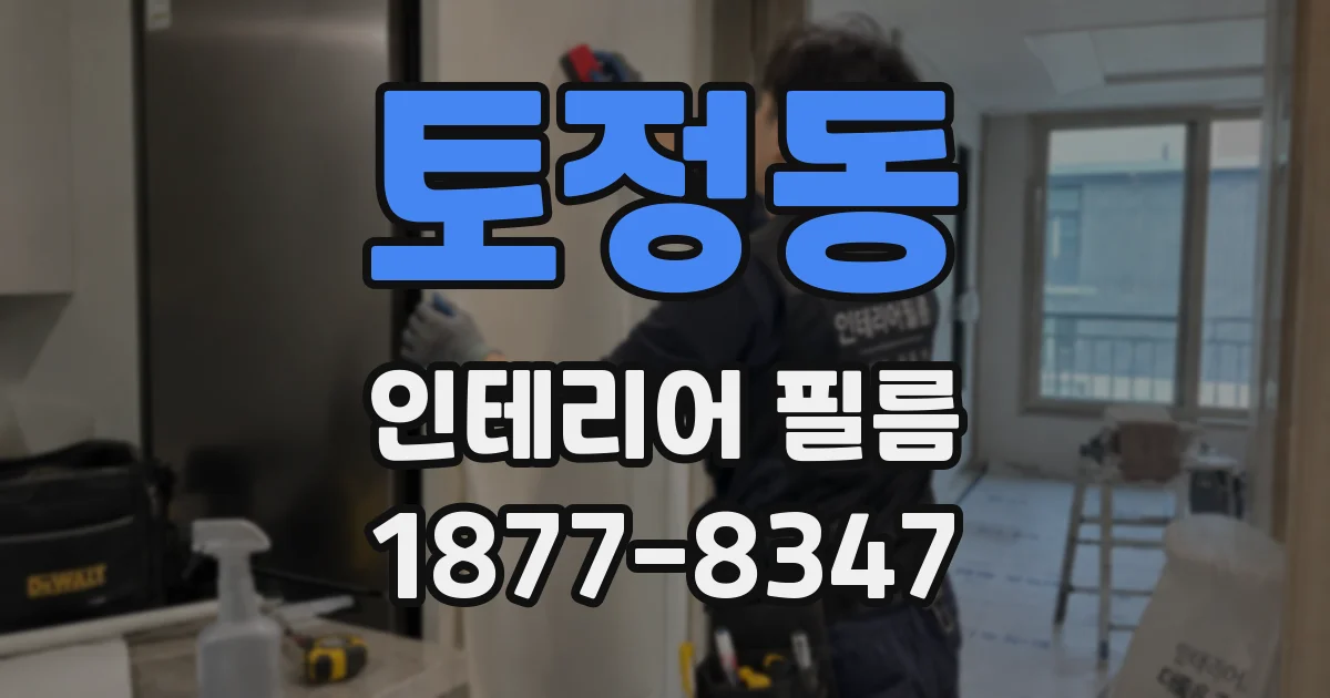 토정동 인테리어 필름