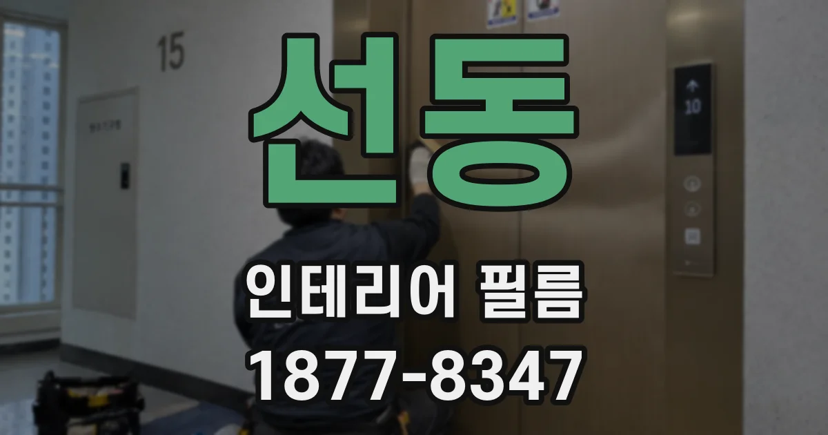 선동 인테리어 필름