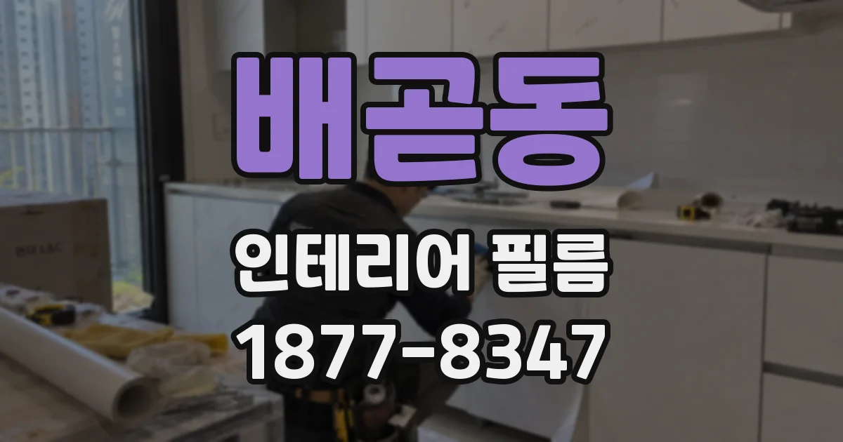 배곧동 인테리어 필름