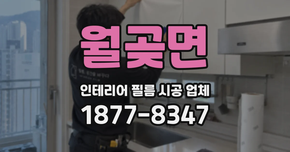 월곶면 인테리어 필름 시공 업체
