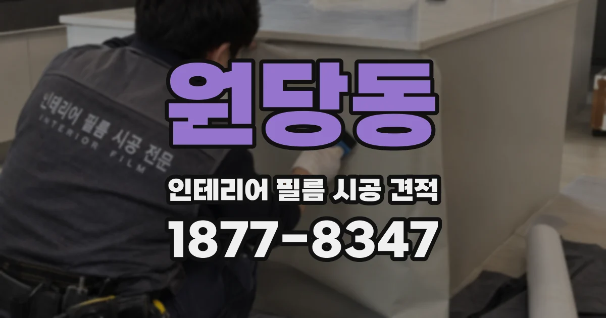 원당동 인테리어 필름 시공 견적