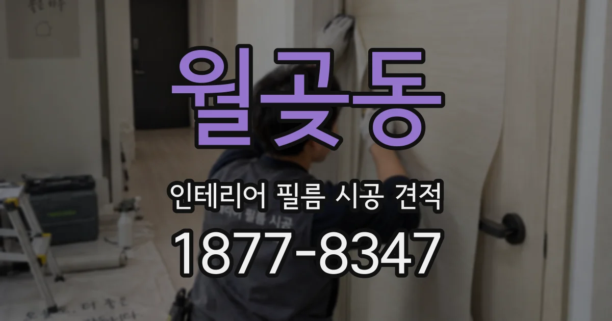 월곶동 인테리어 필름 시공 견적