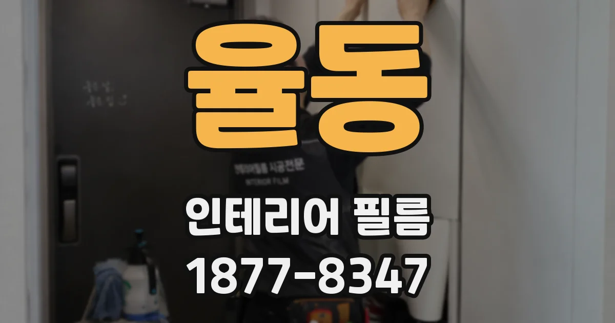 율동 인테리어 필름