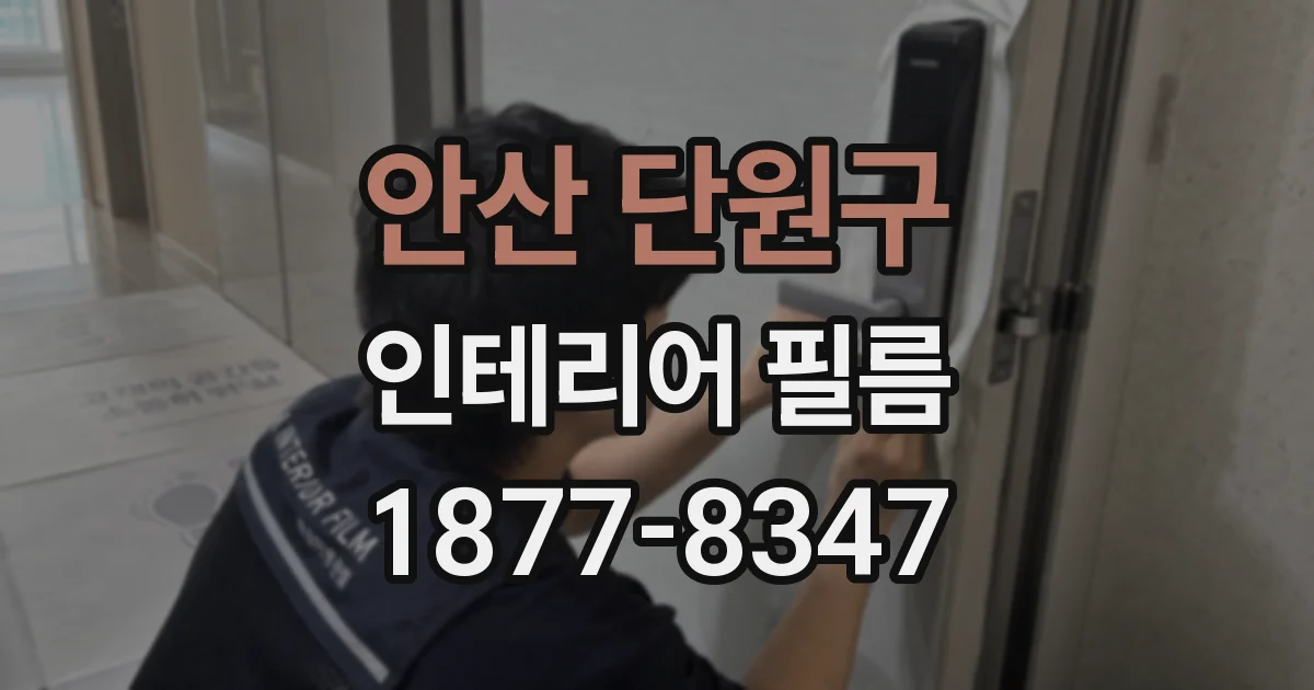 안산 단원구 인테리어 필름