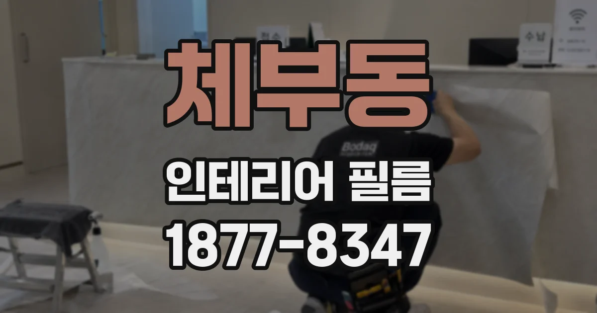 체부동 인테리어 필름