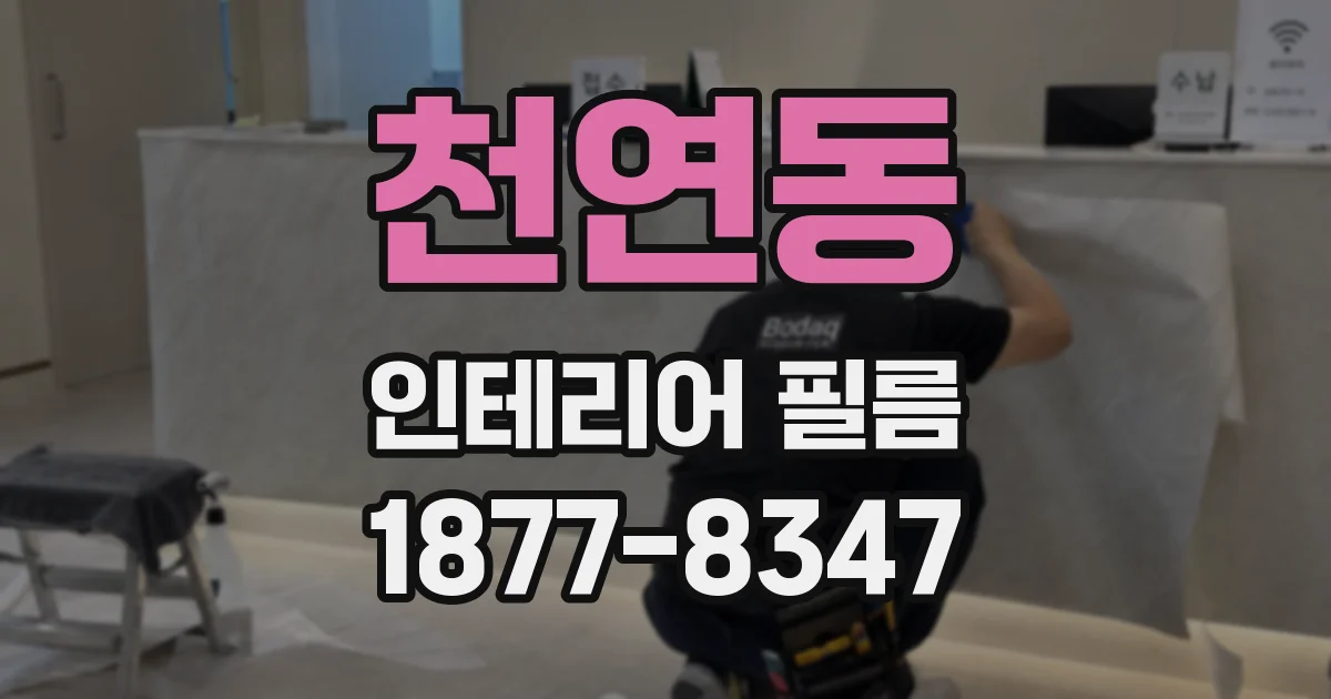 천연동 인테리어 필름