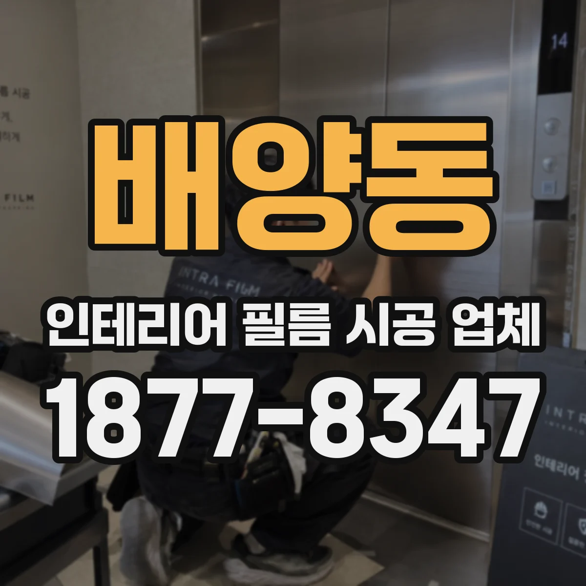 배양동 인테리어 필름 시공 업체