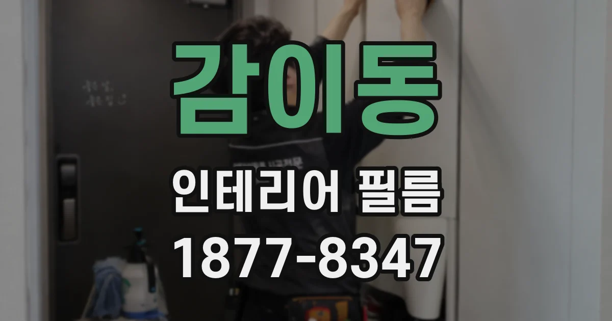 감이동 인테리어 필름