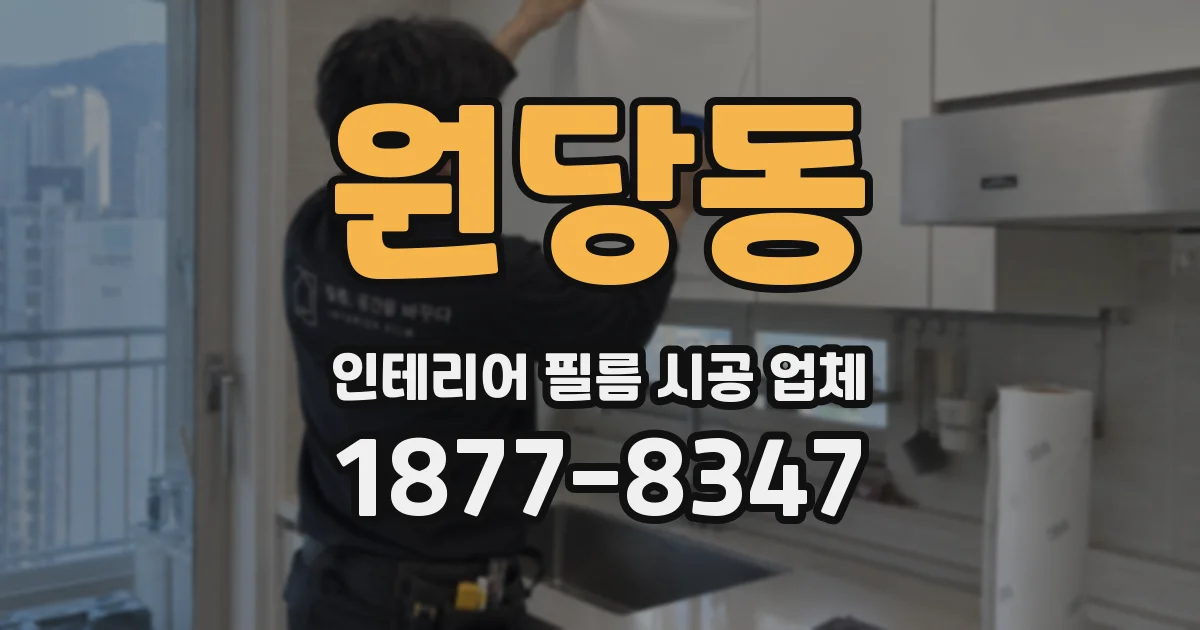 원당동 인테리어 필름 시공 업체