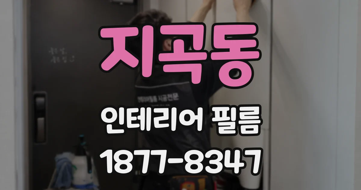 지곡동 인테리어 필름