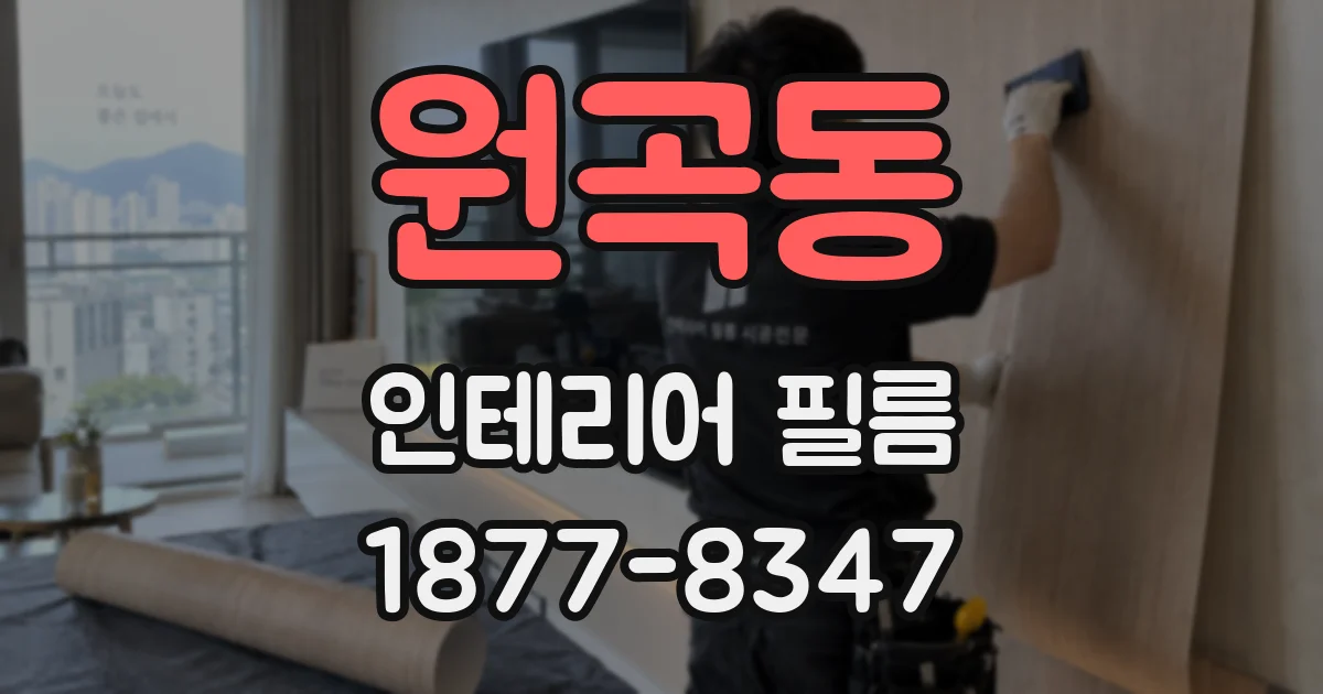 원곡동 인테리어 필름